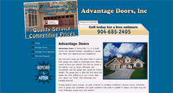 Desktop Screenshot of advantagedoorsinc.com